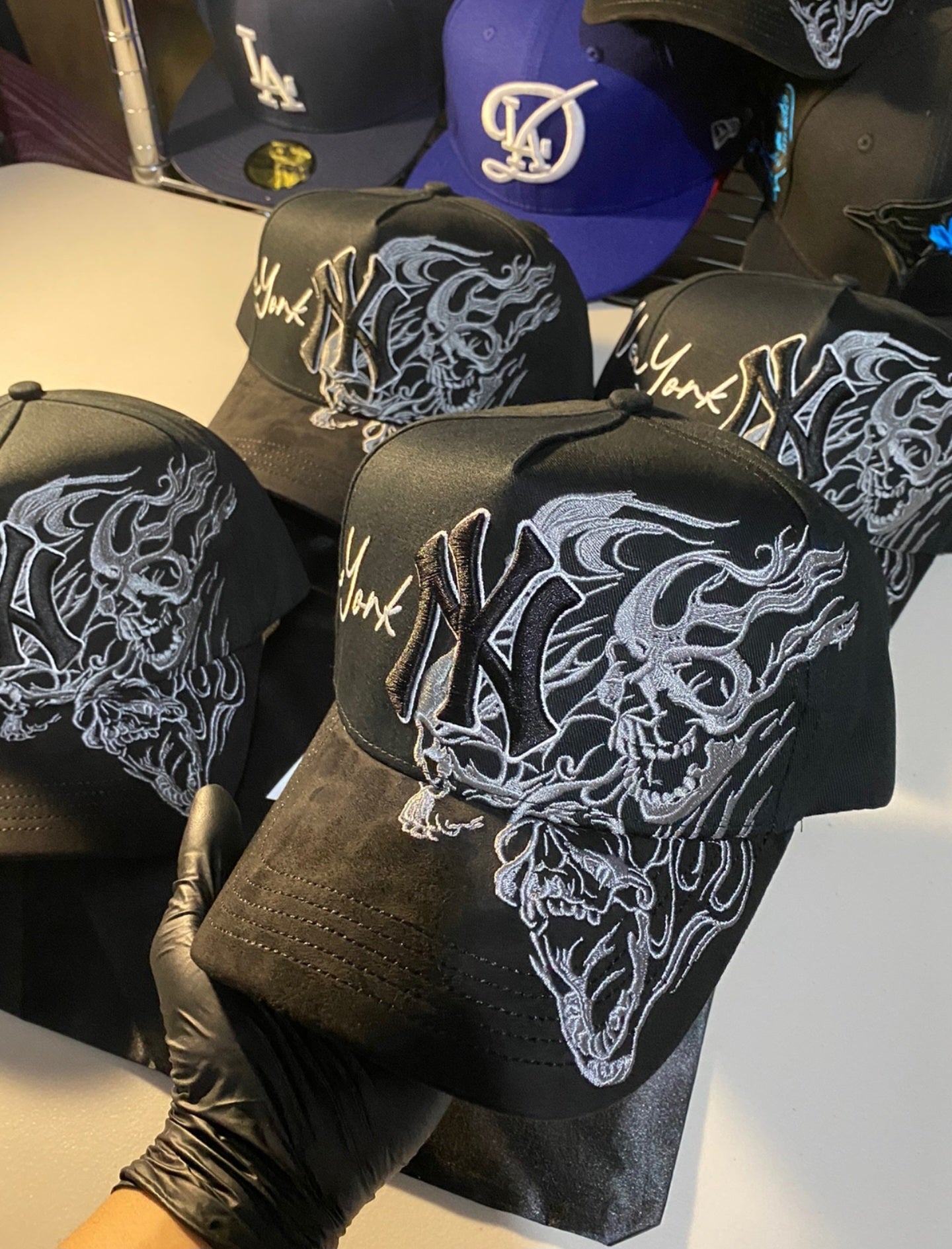 DANDY HATS SKElETON BLACK