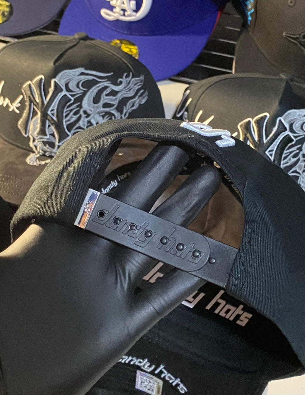 DANDY HATS SKElETON BLACK